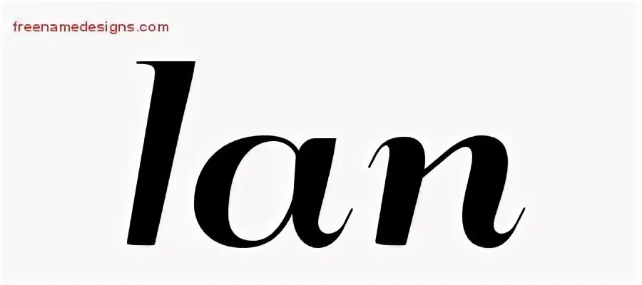 Ian name