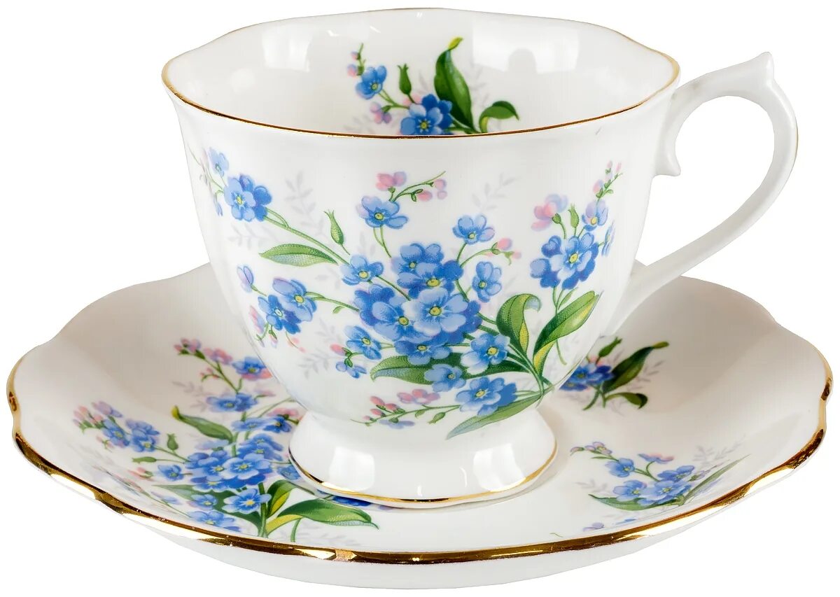 Фарфор пар. Чайная пара &quot;незабудки&quot;. английский фарфор. royal albert,. английский фарфор royal albert. чайный фарфор английский royal albert. чайная пара альберт ройял.