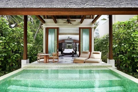 Beach pool villa