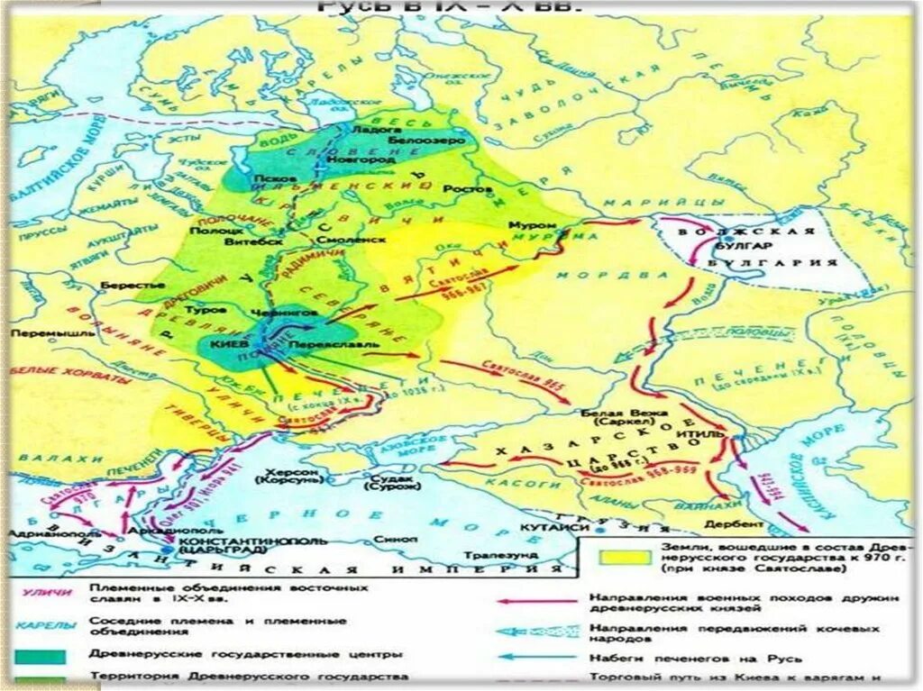 Россия в конце 10 века