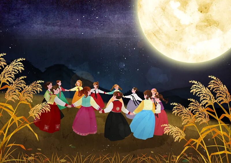 Chuseok is the korean harvest moon