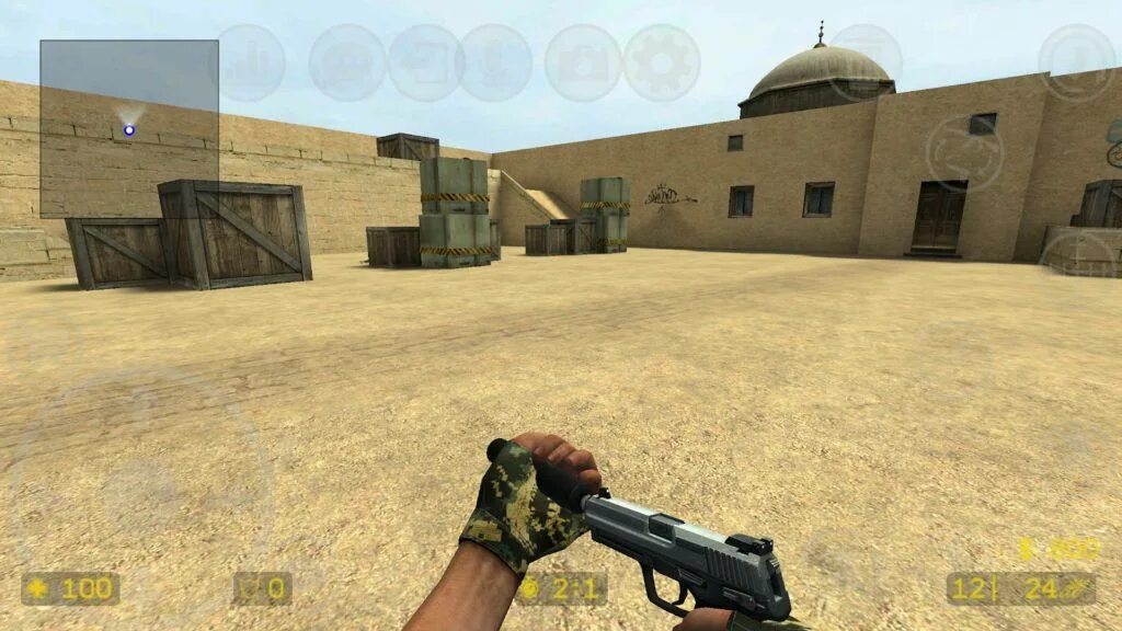 Counter shot source. Counter shot source