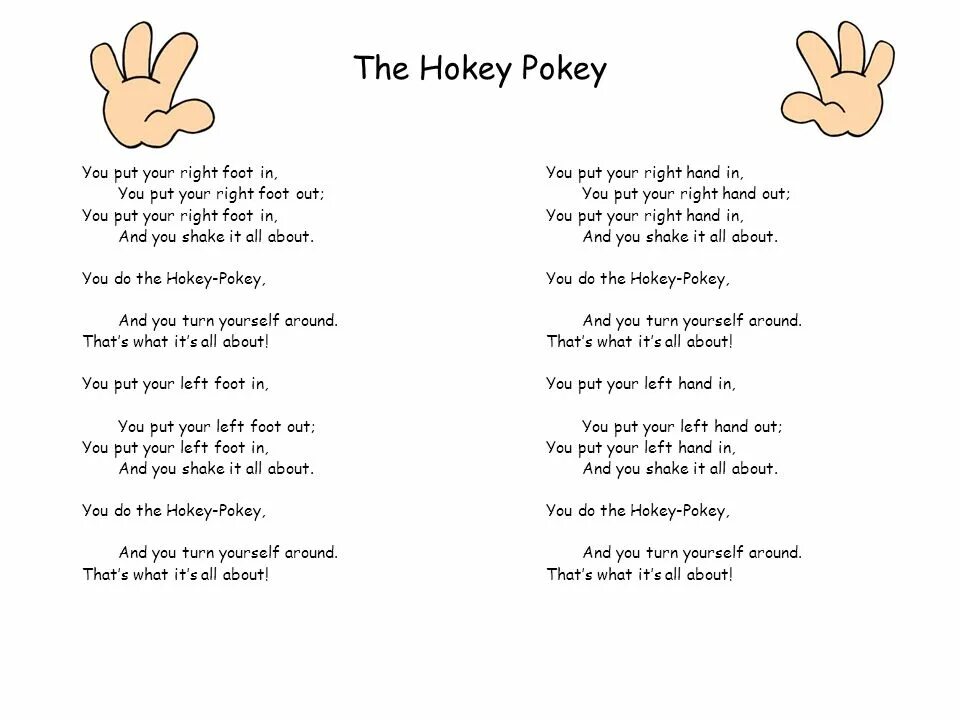 I said right foot текст. Hokey Pokey. Hokey Pokey текст. HOPEYPOKEY. Hokey Pokey Song.