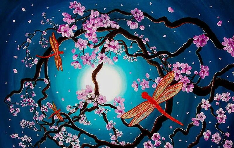 Blossom in my moonlight