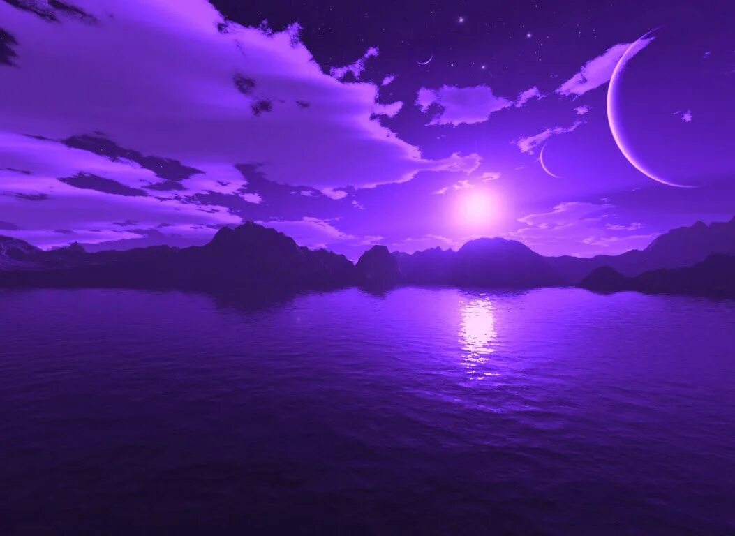 луна и море. лунная дорожка. северное сияние на черном фоне. пляжи острова ваадху, мальдивы. ночное небо с облаками.