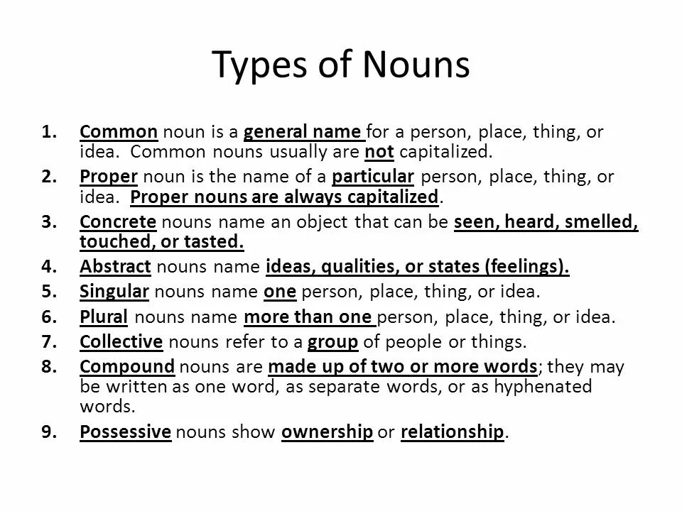 Person noun. Noun is. Noun is Noun. What are common Nouns.