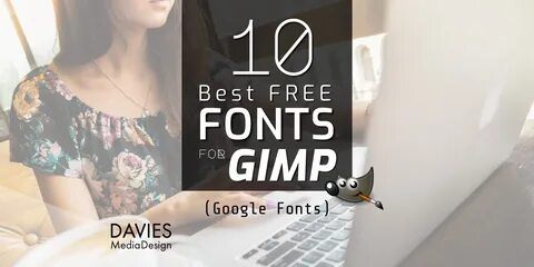Шрифты для gimp