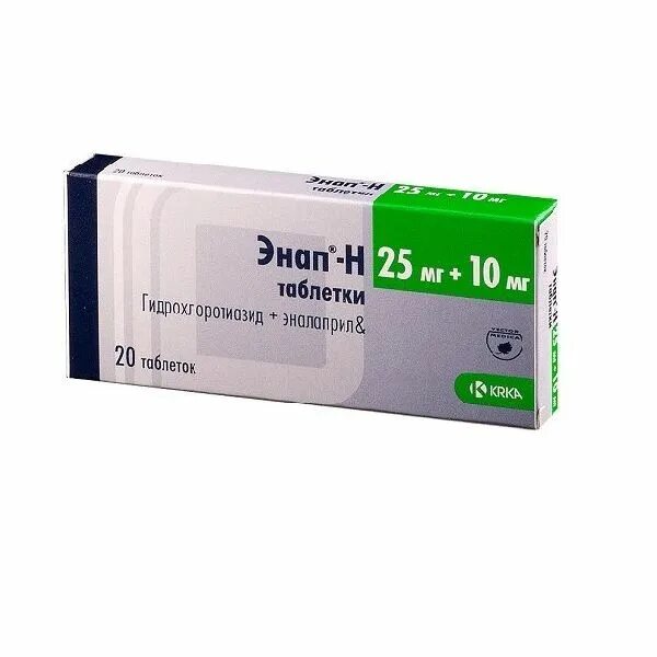 Энап табл. Энап h. Энап-н таб. 25мг+10мг №20. Энап раствор для инъекций.