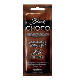 BLACK CHOCO 25X BRONZER Крем для солярия (масло какао, Ши, кофе, экстракт пропол