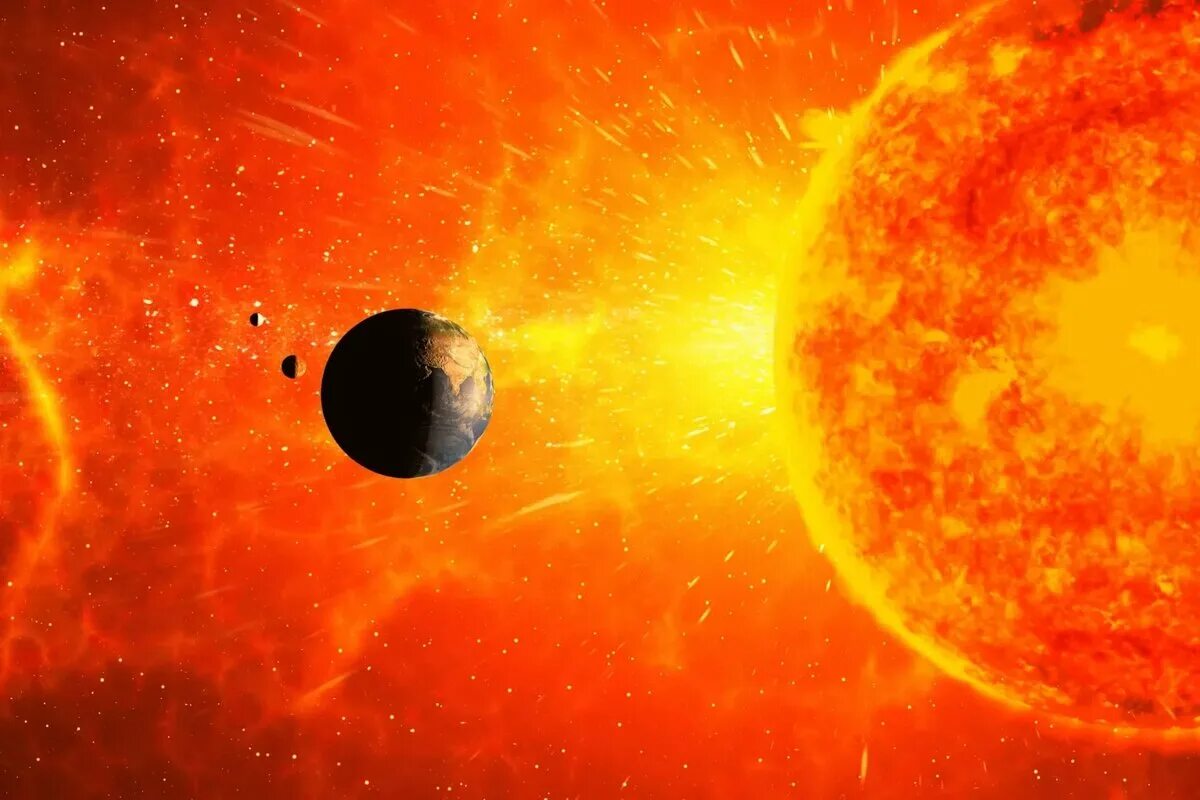 Вспышки на солнце февраль 2025. Солнце и земля. солнечная буря. буря и солнце. вспышка на солнце с земли.