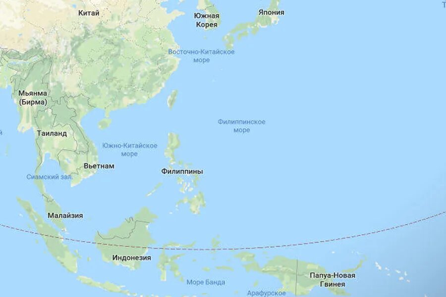 Какое омывает берега японии. Южно-китайское море на карте. Карта Китая Южно китайское море. Южно-китайское море на карте Евразии.