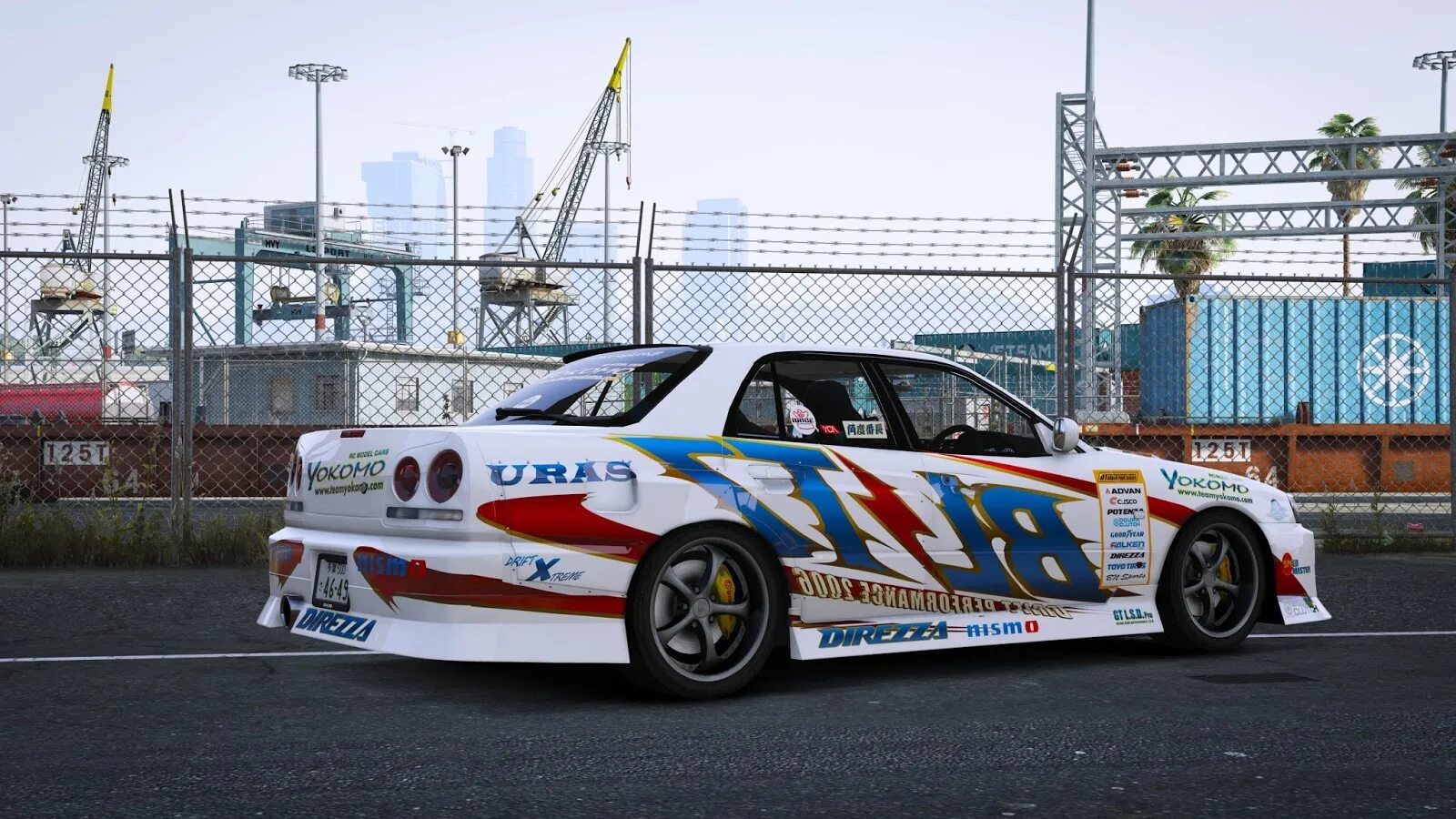 Nissan Skyline er34. Nissan Skyline er34 Blitz. Nissan Skyline r34 Blitz. Blitz d1gp Skyline.