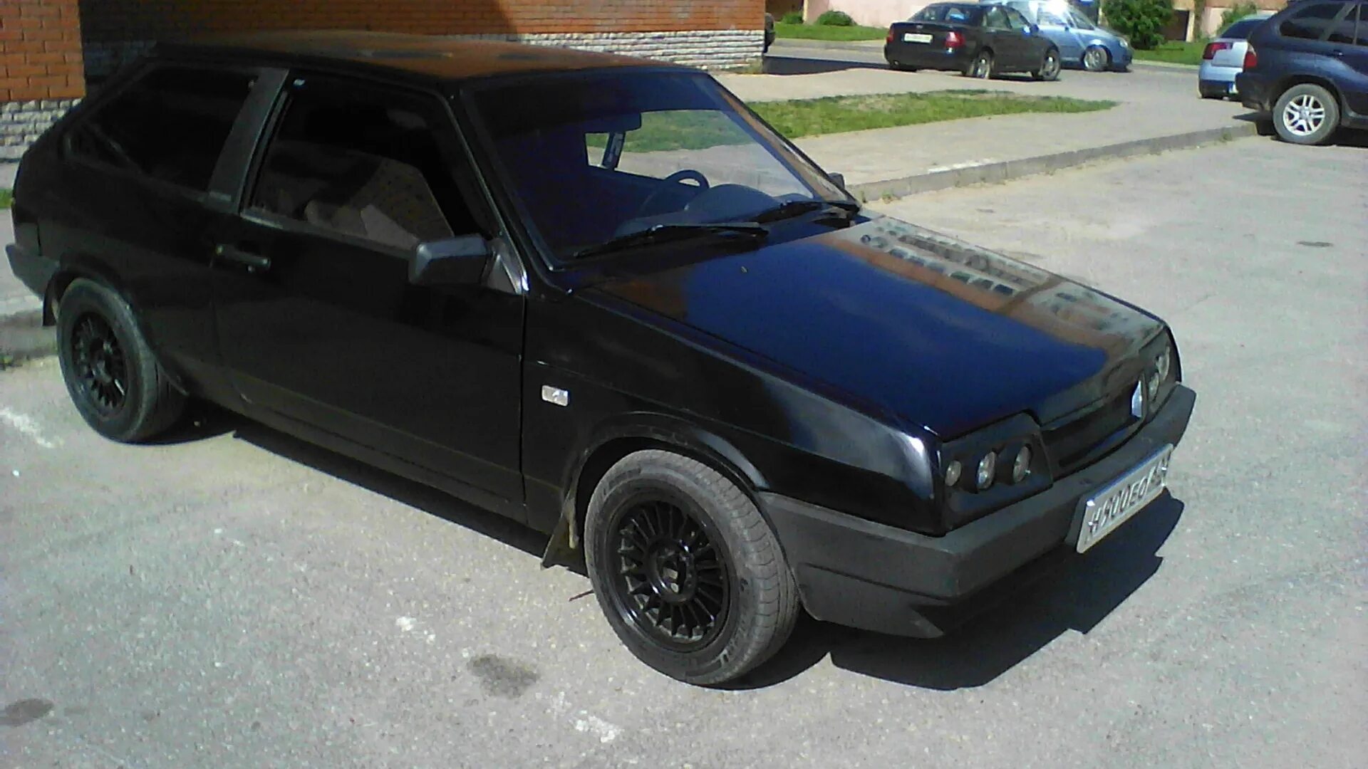 Подвиг. Девяносто сил. Лада 21099 черная. Девятка и четырка. Девяносто сил.