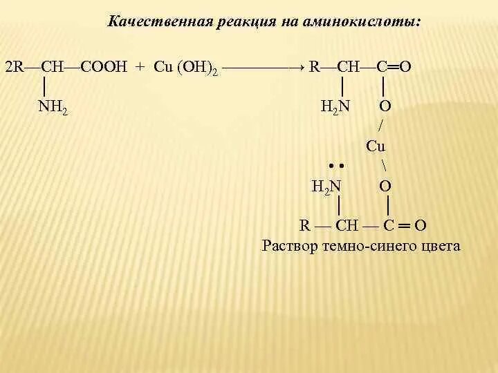 Глицин и гидроксид меди 2 реакция. Качественные реакции на аминокислоты. Качественная репкуия на Амин. Качественная реакция на фенокислоты. Качественная реакция на Амин.