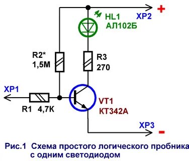 Схема пробника