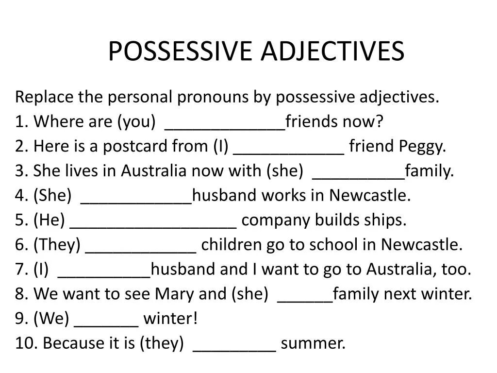 Притяжательные местоимения Worksheets. Possessive adjectives упражнения. Possessive adjectives and pronouns упражнения. Possessive adjectives possessive pronouns упражнения. Adjectives 5 класс