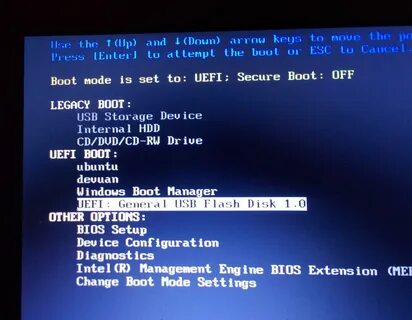Приставка пишет boot