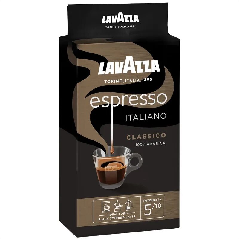 Купить кофе lavazza молотый. Кофе молотый Lavazza Espresso italiano Classico 250 г. Лавацца эспрессо молотый 250. Lavazza Espresso 250 гр. Кофе Lavazza молотый Espresso 250.