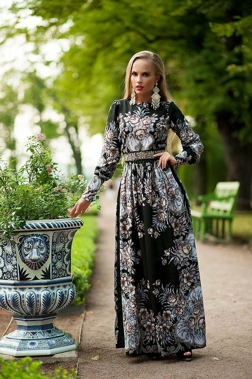 Платье Славянка Ришелье. А ля рюс одежда.