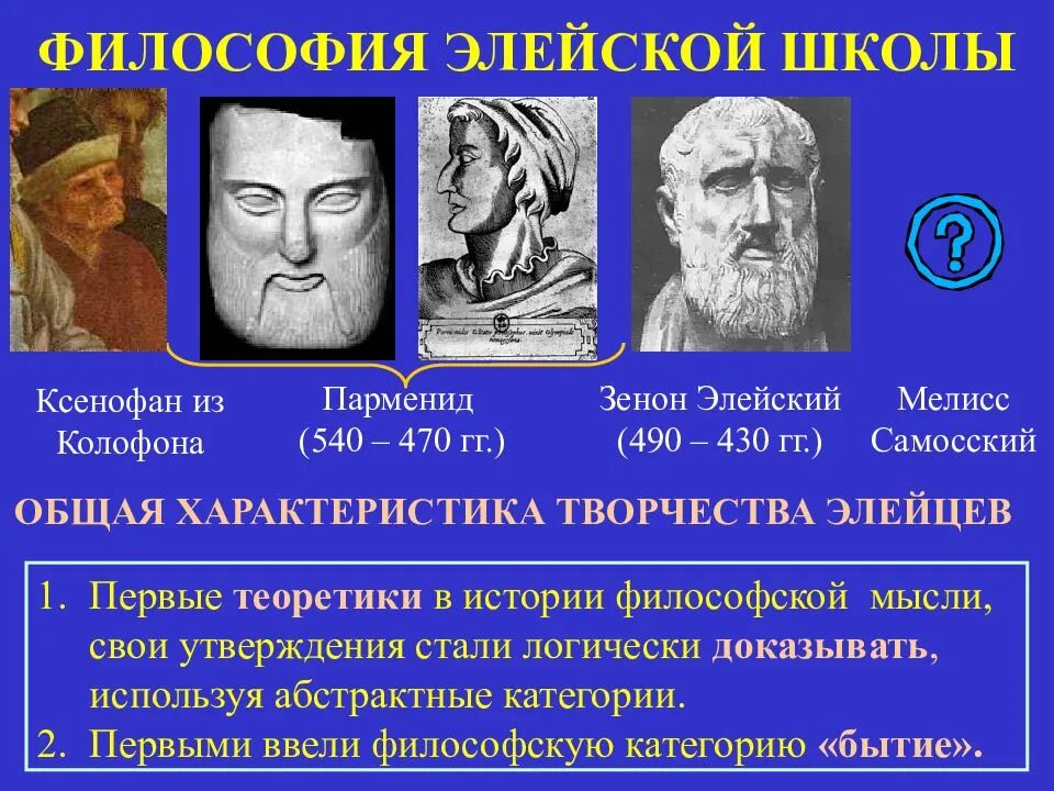 Элеаты в философии. Философия древней Греции Элейская школа. Ксенофан философ Элейская школа.