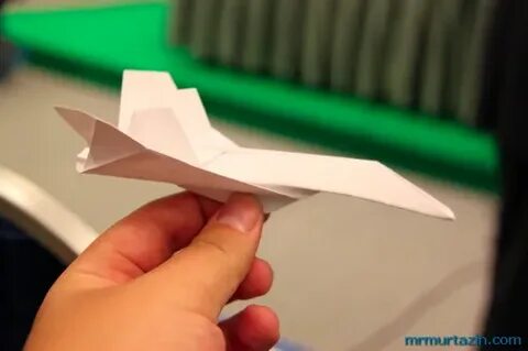 Самолетики без клея из бумаги