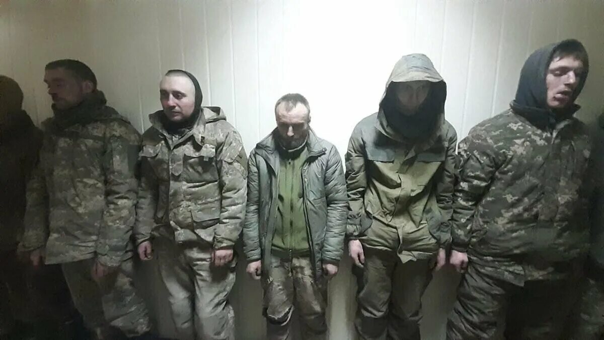 Пленные солдаты ВСУ В Донецке. 93 Бригада ВСУ.
