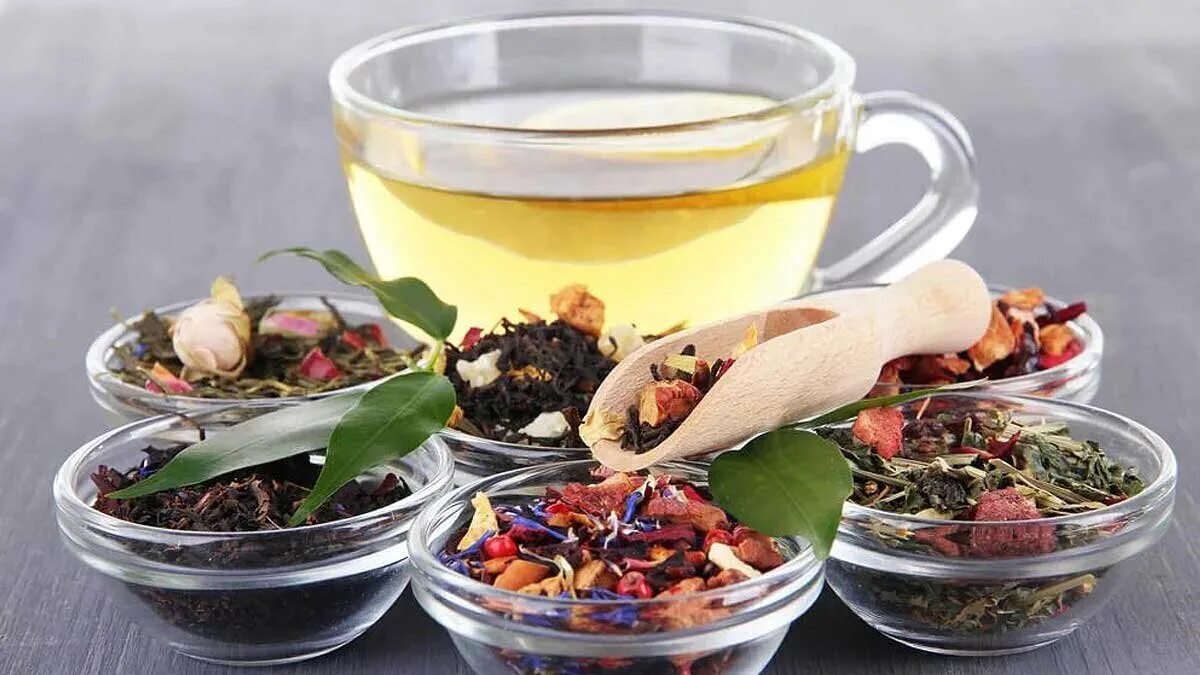 Ароматный вид. Чай. Фруктовый чай. Чай с травами. Фруктовый и травяной чай.