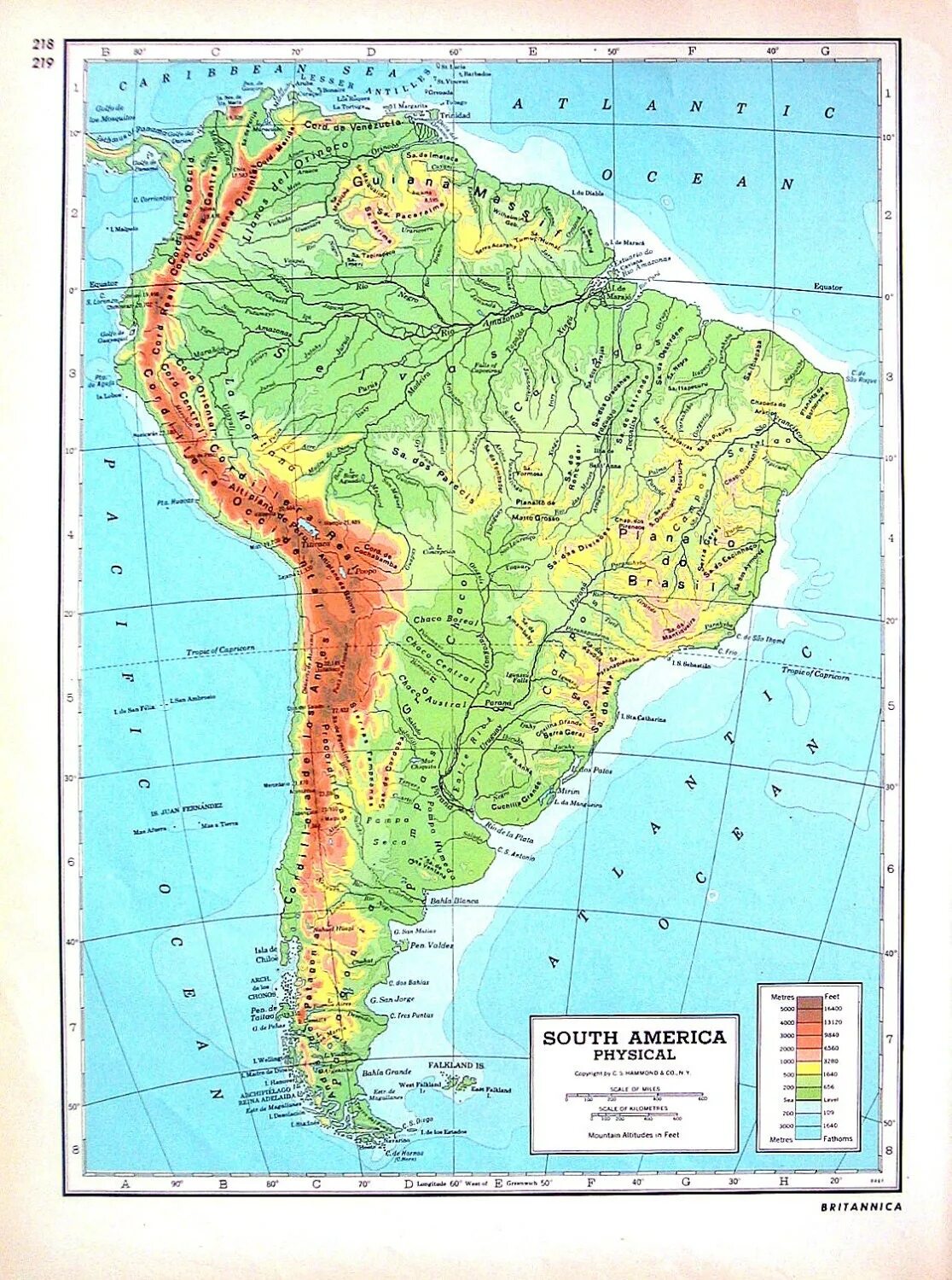 Атлас Южной Америки физическая карта. Карта Южной Америки физическая карта. Физическая карта Южной Америки Америки. Карта Южной Америки географическая крупная.