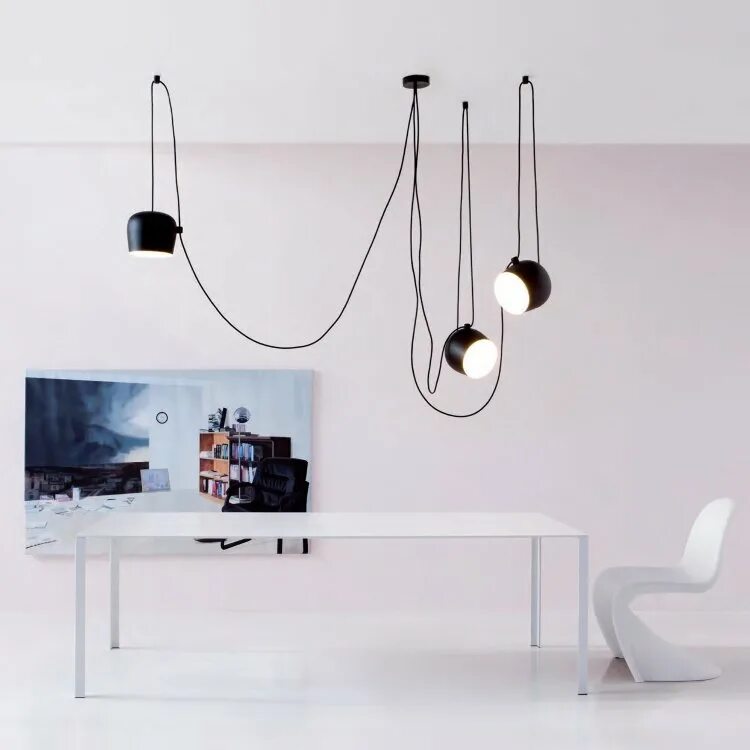 Подвес на стену. Flos aim светильник подвесной. светильник подвесной flos aim small black (f0095030). подвесной светильник flos aim small. подвесной светильник aim suspension light.