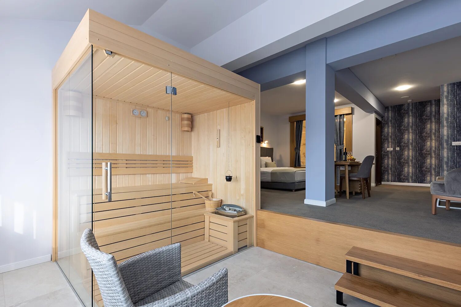 Small sauna. Small sauna