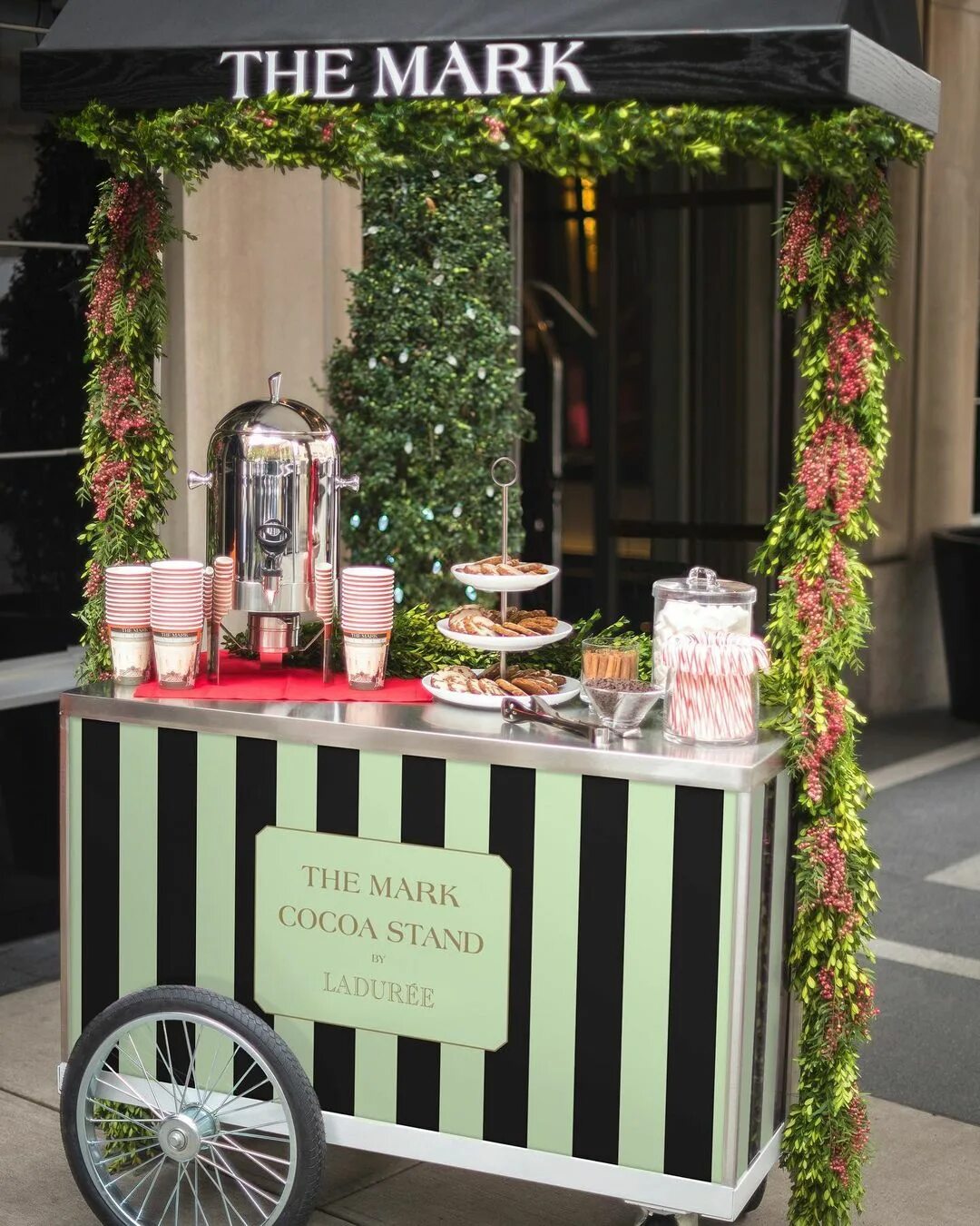 The Mark Hot Cocoa Stand by Laduree. 