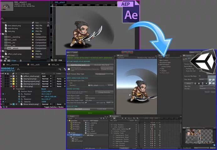 Animation duration. Free animation for unity. механики на юнити. импорт в юнити из after effects. unity last version.