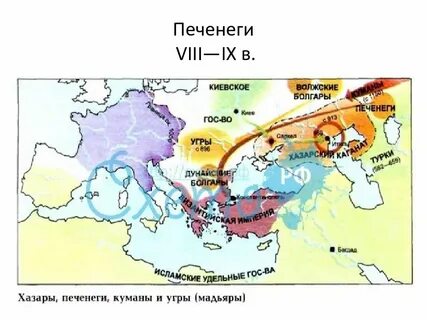 Территория печенегов
