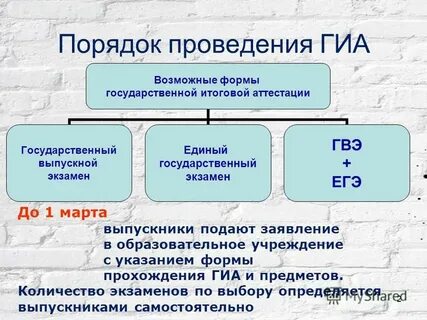 Порядок проведения гиа в