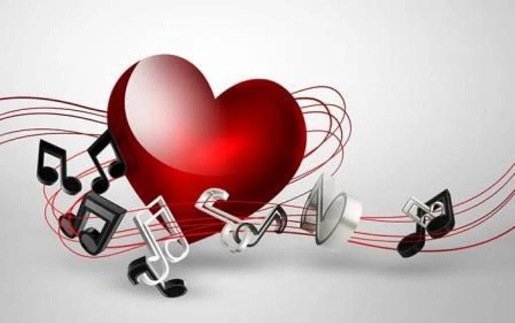 Музыка любви слушать. Поющие сердца. Музыкальное сердце. Сердце Ноты. Нотки сердечки.