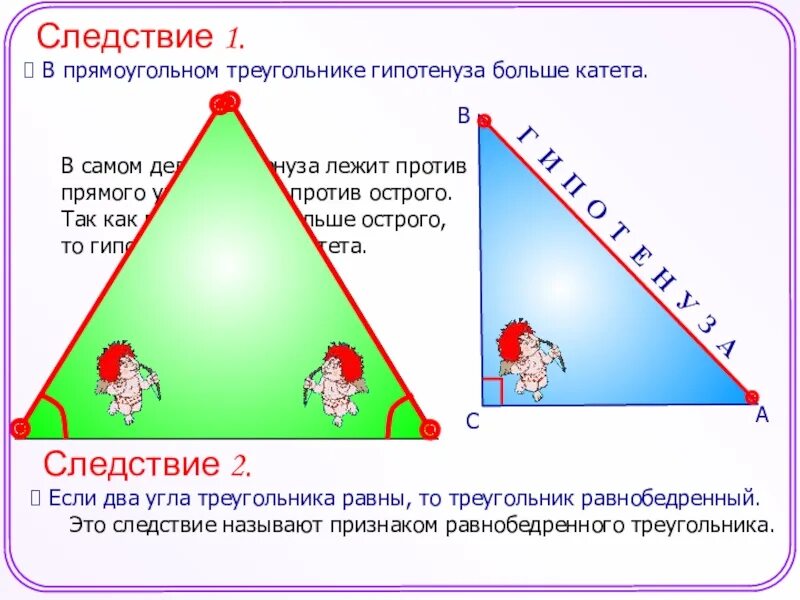 В треугольнике два угла всегда. Формула расчета гипотенузы равнобедренного треугольника. Катет и гипотенуза в равнобедренном треугольнике. Катет равнобедренного треугольника. Катеты и гипотенуза треугольника.