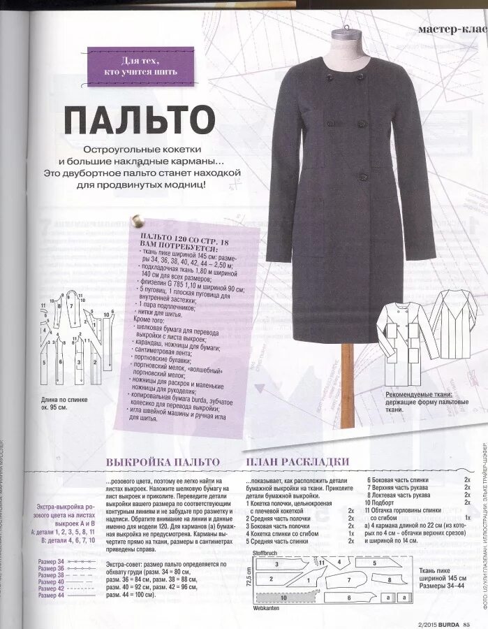 Технические рисунки Burda 5/2017 - BurdaStyle.ru Одежда, Модные стили, Техническ