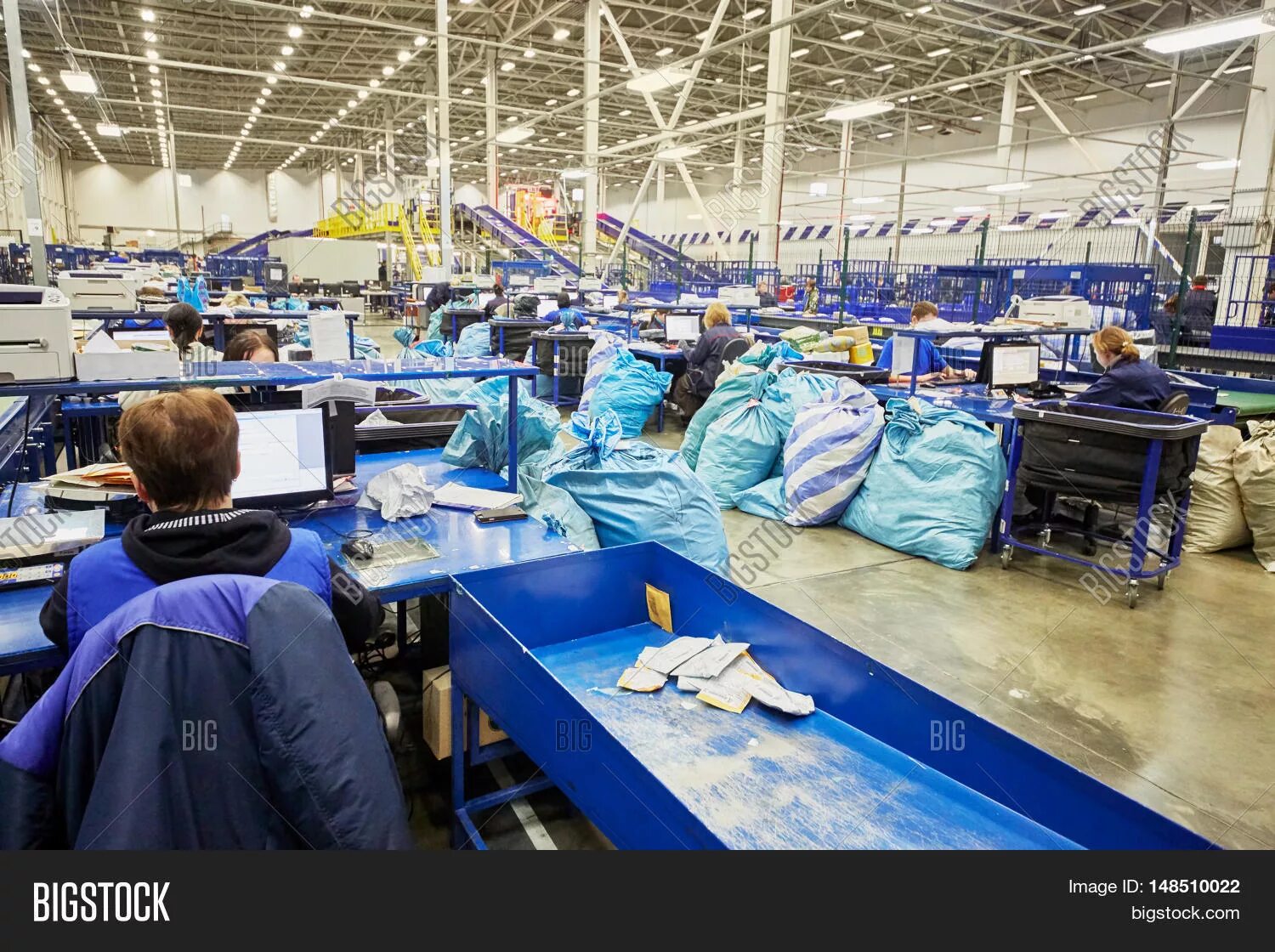 To the sorting center in moscow