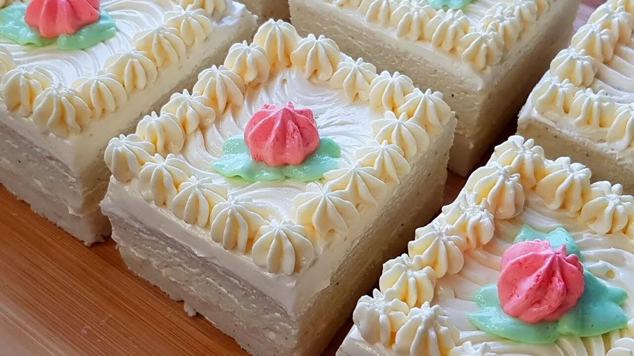 Пирожное с масляным кремом