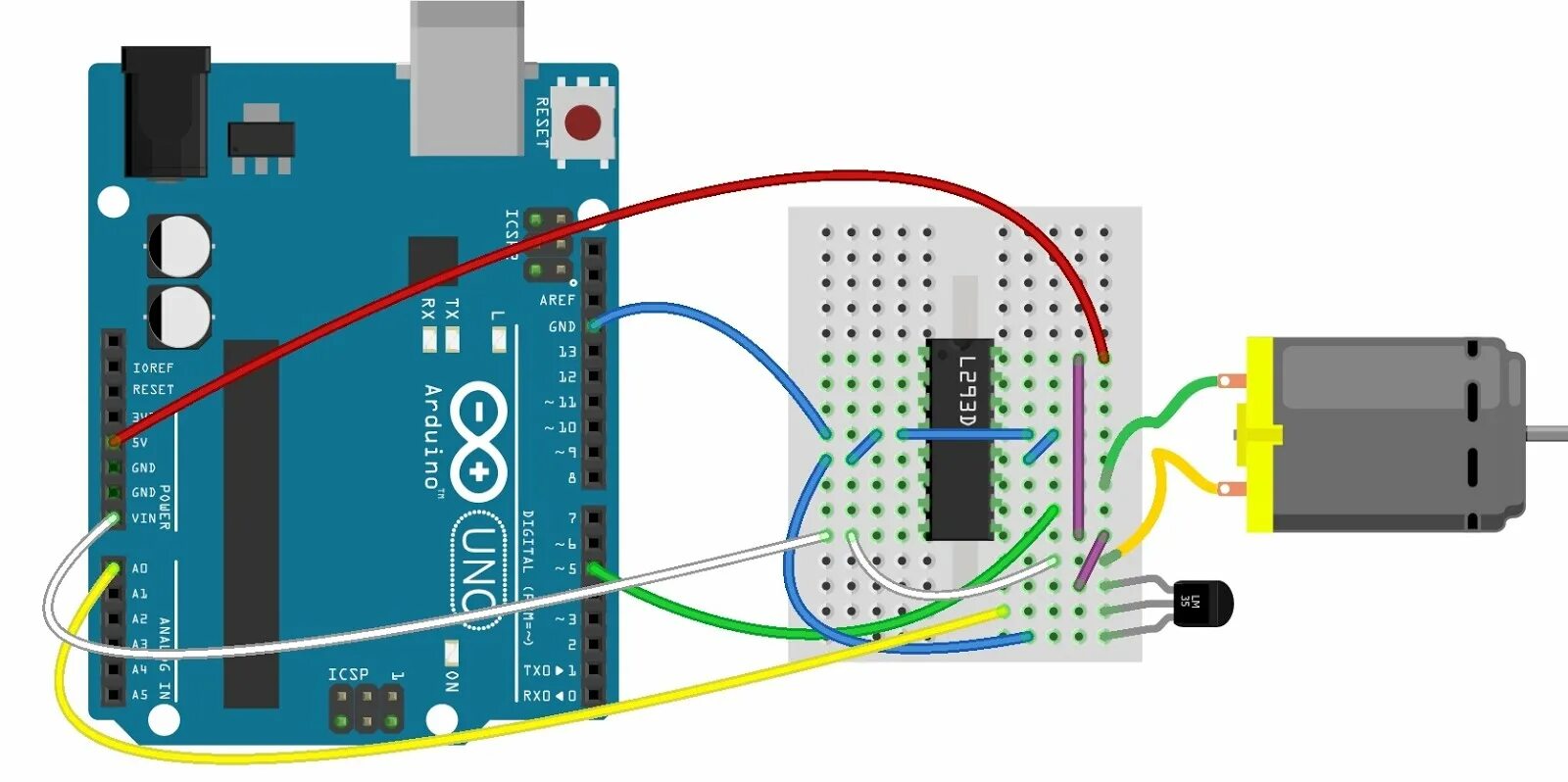 L293d подключение к ардуино. L293d arduino. датчик температуры arduino lm35. l293d схема подключения к ардуино. ардуино lm35 4 шт.