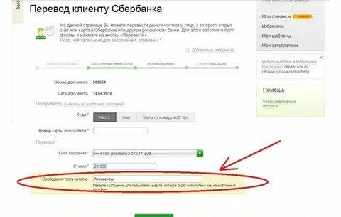 Что писать когда переводишь деньги