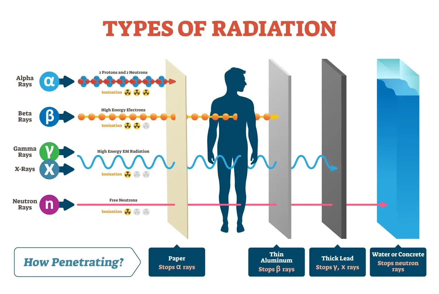 Самое опасное излучение для человека гамма. Types of radiation. альфа бета гамма излучения. alpha beta gamma radiation. защита от гамма излучения для человека.