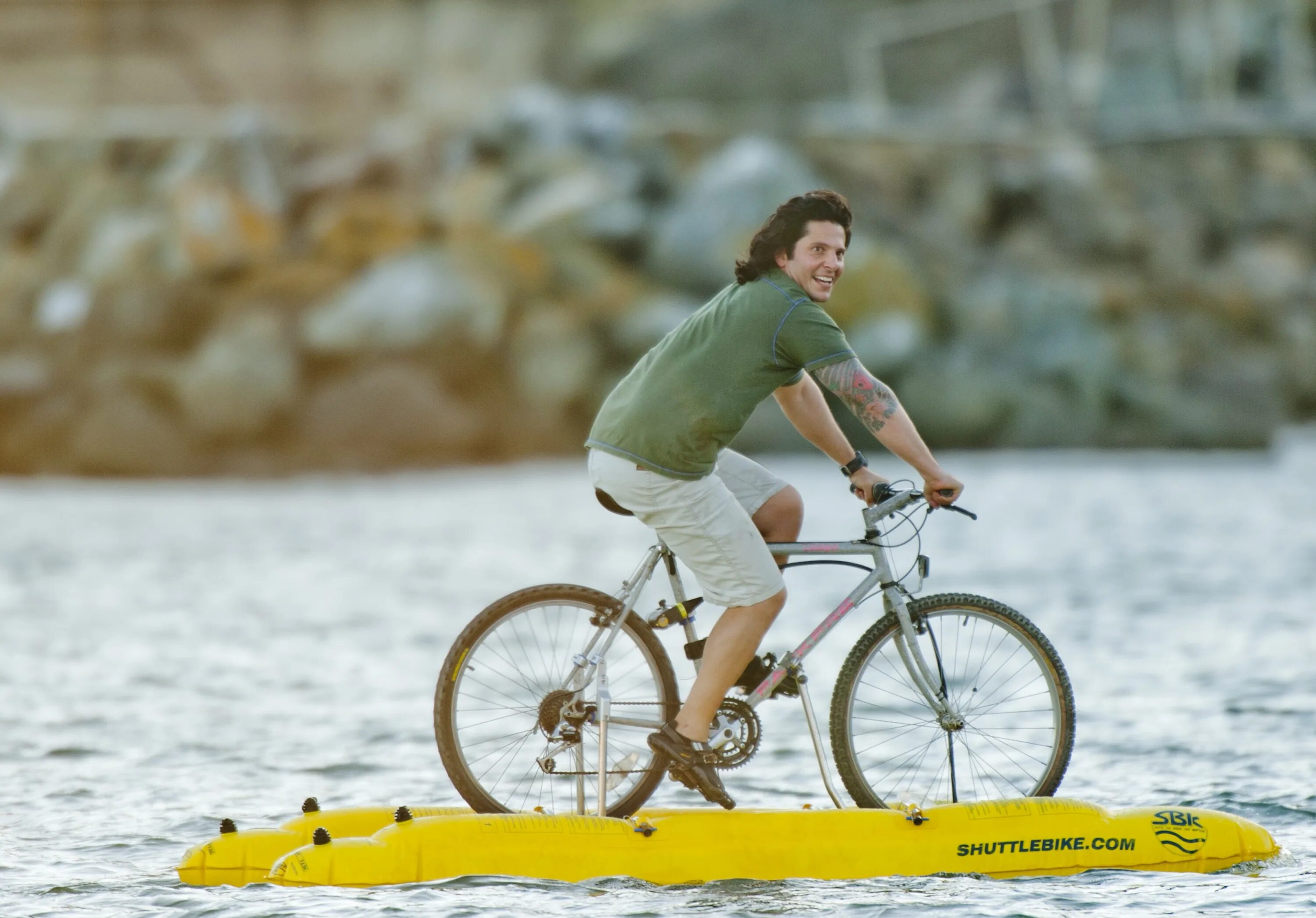 Велосипед Schiller. Речной велосипед. Водный велосипед Schiller. All-Water Bike. Water bike