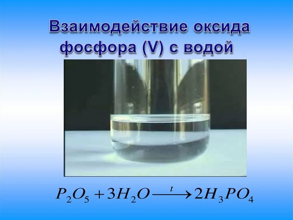 Взаимодействие оксида фосфора с водой. Взаимодействие оксида фосфора 5 с водой. Взаимодействие воды с оксидом фосфора v. Взаимодействие фосфора с оксидами. Взаимодействие воды с оксидом фосфора уравнение