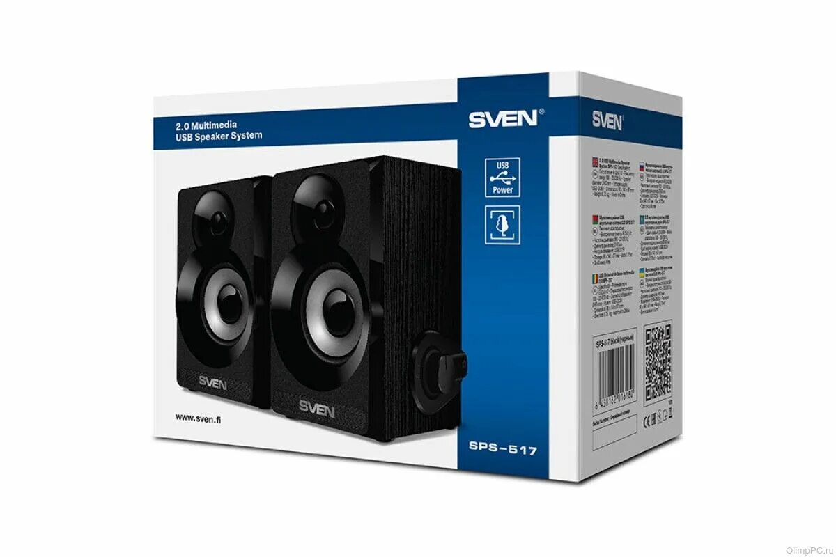 колонки sven sps-517 black. Sven sps-517 sv-016180. колонки sven sps-517. акустика 2. 0 sven sps-517.