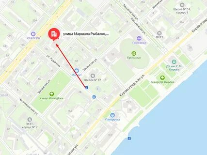 Карта перми куйбышева