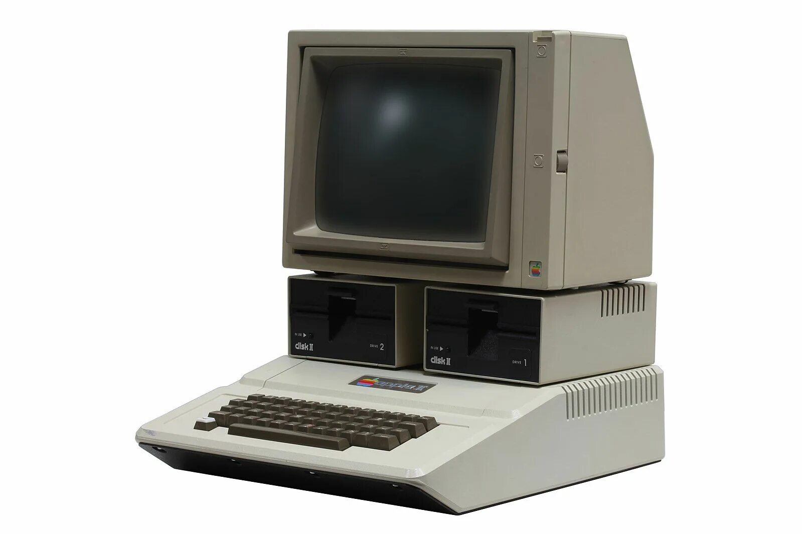 1 личный компьютер. Apple II 1977. Apple Computer 2. Компьютера Apple 1977. Первый компьютер Эппл 2.