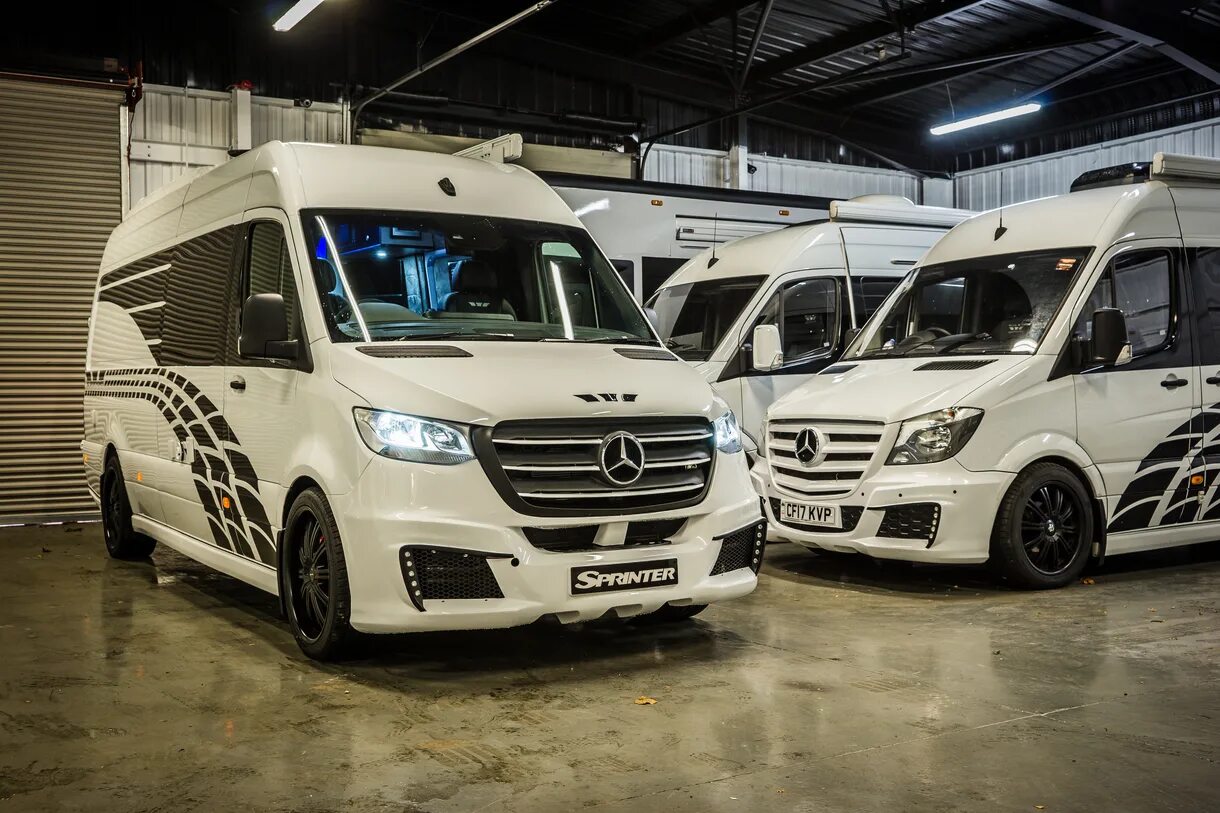 Мерседес спринтер 2020. W907 Mercedes Sprinter. Мерседес Спринтер 907. Tuning MB Sprinter w907 Спринтер. Mercedes Sprinter 2018.