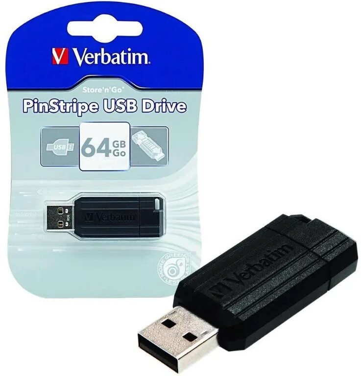 Купить usb 64. USB 2.0 Verbatim Pinstripe. Verbatim USB. Verbatim 64gb. Verbatim флешка.
