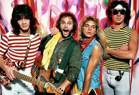 Van Halen by Mark Weiss 1981 Эдди Ван Хален, Тяжелый Металл, Завивки, Музык...